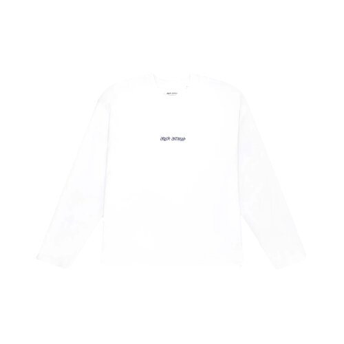 Spray Outline Longsleeve White LS-SPRY-OUTL-WHT