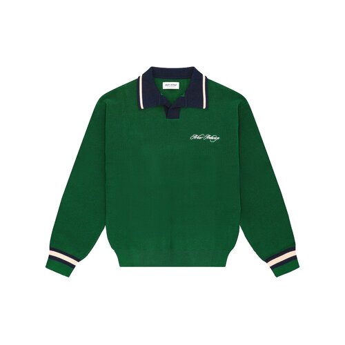 V-neck Polo Green PO-VNCK-STD-GRN