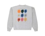 Nine Flowers Crewneck Melange CN-NINE-FLOR-MEL Arbor Antwerp Nine Flowers Crewneck Melange CN-NINE-FLOR-MEL