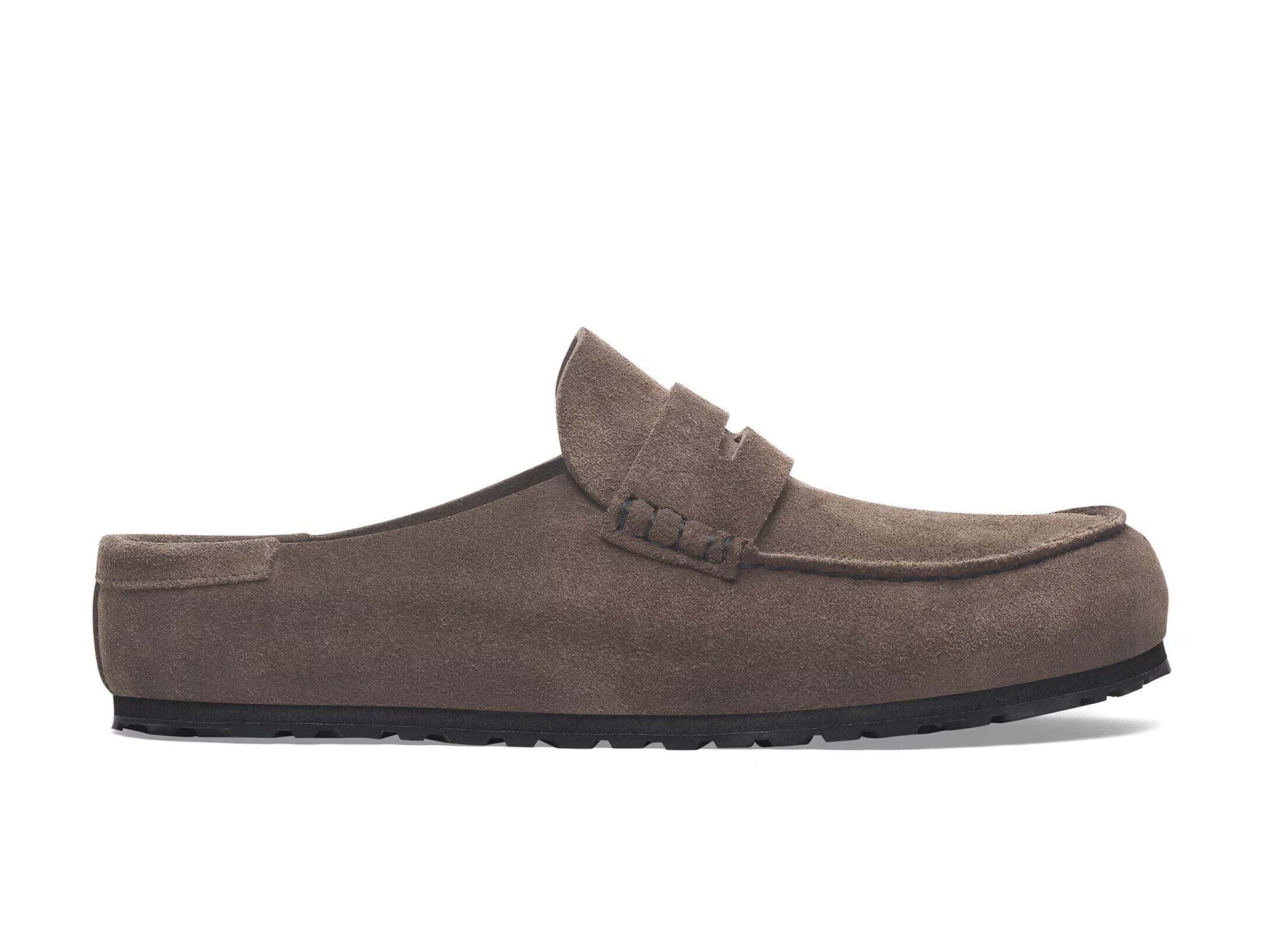 Birkenstock Naples Wrapped Concrete Gray Narrow Fit 1029712