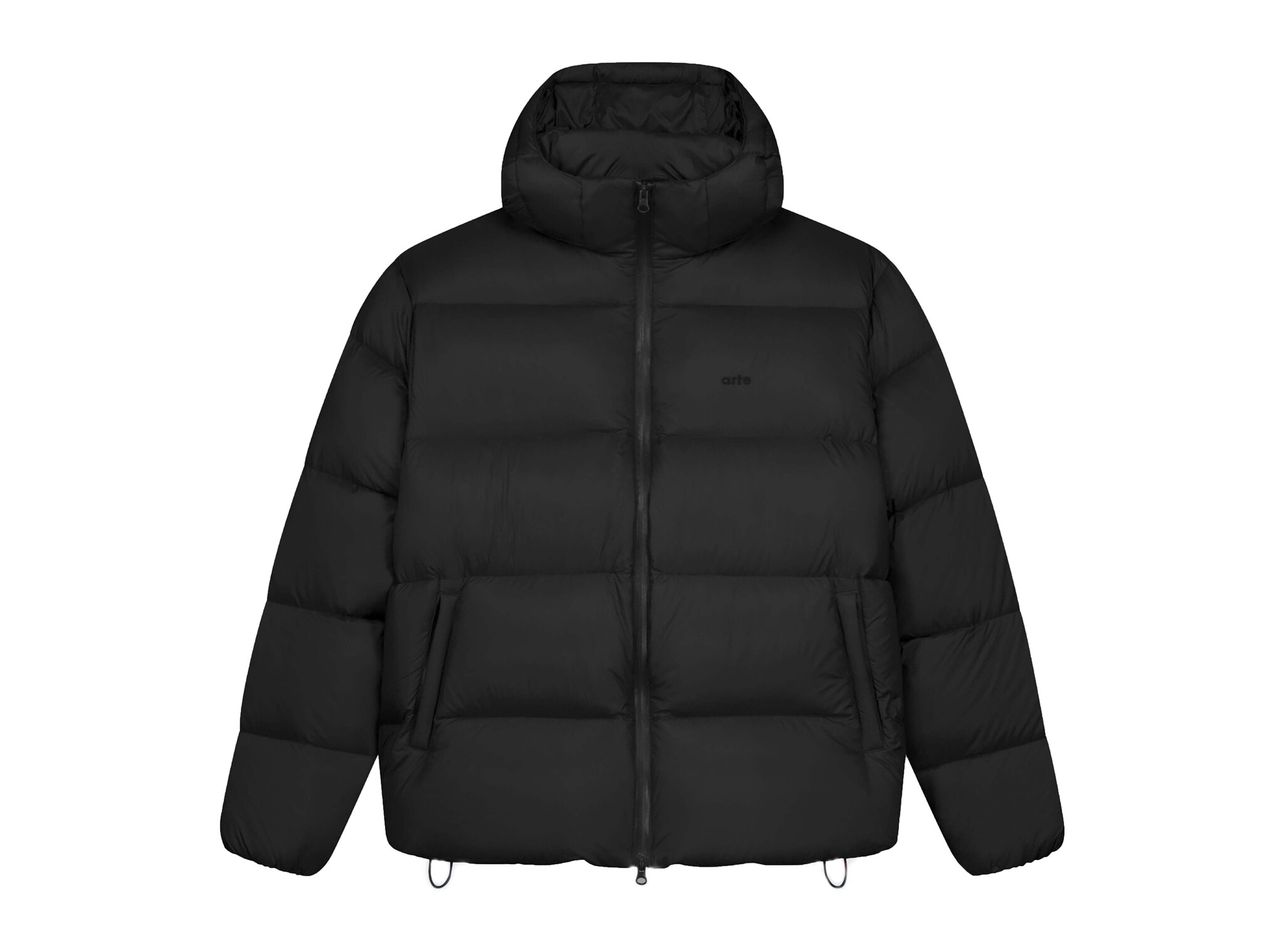Arte Antwerp Hooded Puffer Black AW26 219J.C