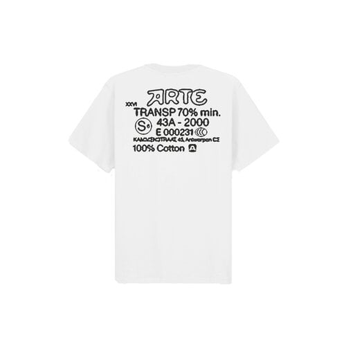 Serial Stamp T Shirt White AW26 121T