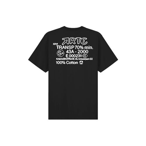Serial Stamp T Shirt Black AW26 121T