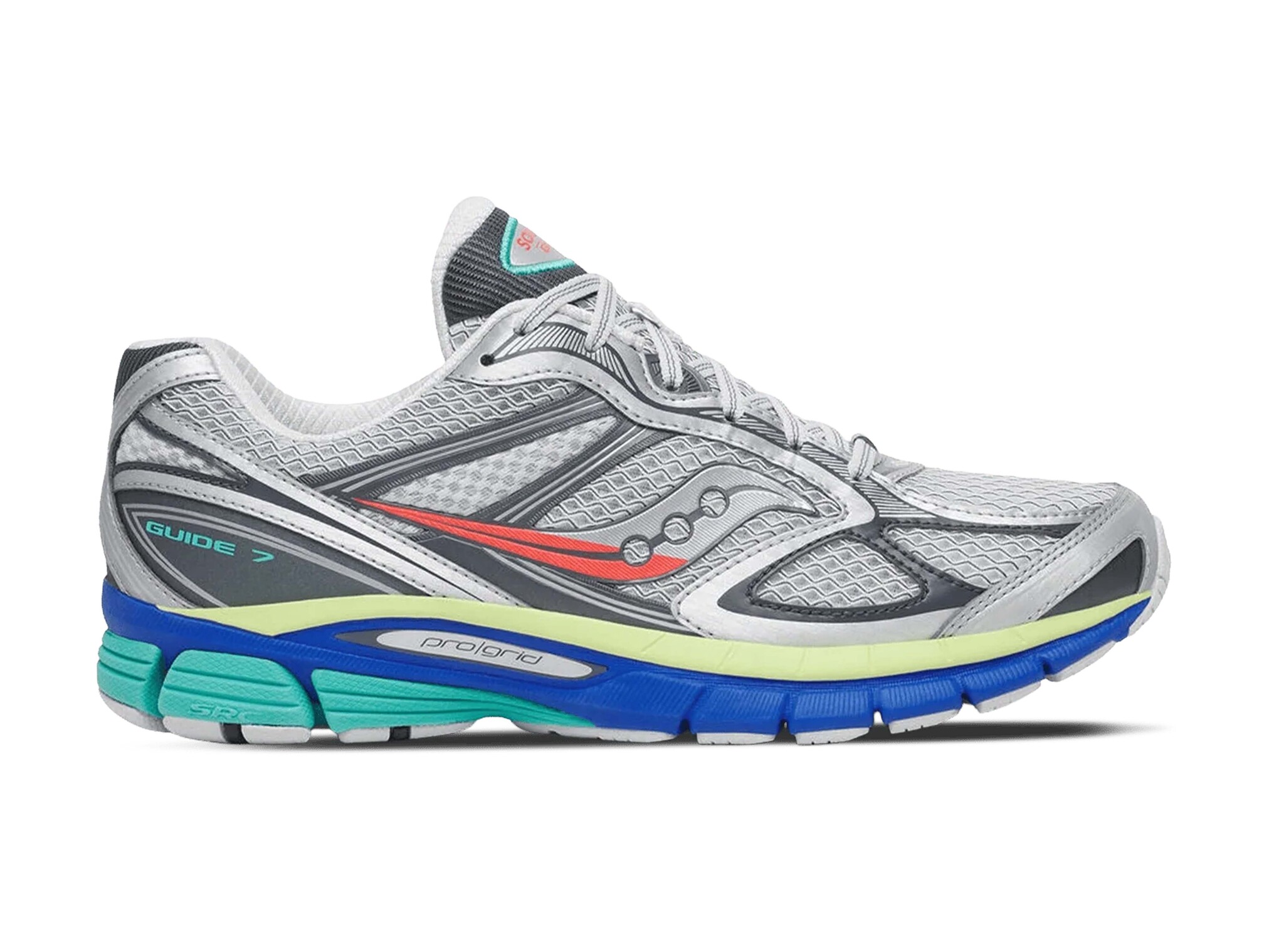 Progrid Guide 7 Silver Multi S101493 1014 Saucony Progrid Guide 7 Silver Multi S101493 1014