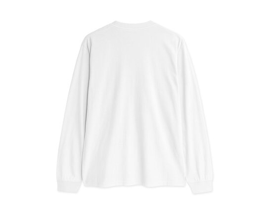 Woodbird WBBaine LS Tee White 2616 418