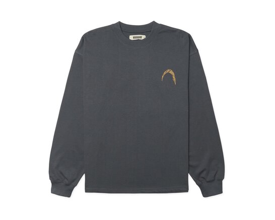 WBBeam LS Warp Tee Slate Blue 2626 409 Woodbird WBBeam LS Warp Tee Slate Blue 2626 409
