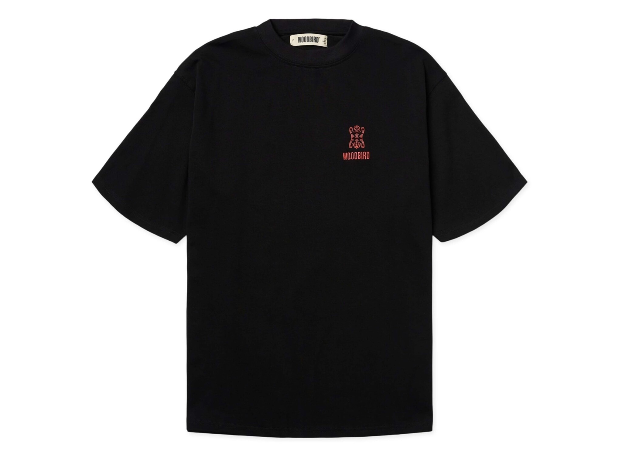 Woodbird WBBaine Tiger Tee Black 2636 400