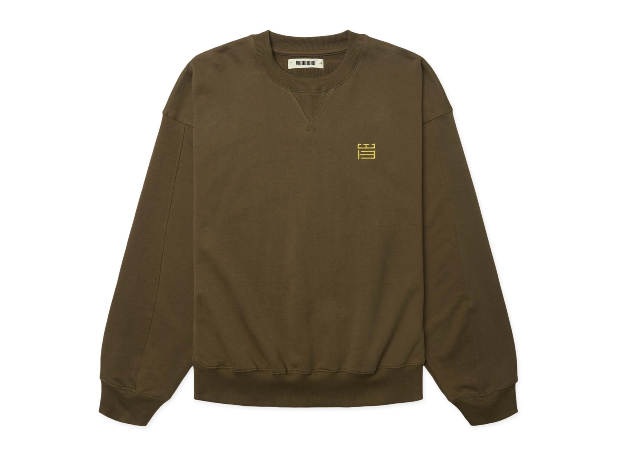 WBWake Twist Crew Dark Olive 2636 611 Woodbird WBWake Twist Crew Dark Olive 2636 611