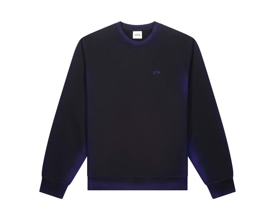 Sunfade Crewneck Navy Black AW26 175C Arte Antwerp Sunfade Crewneck Navy Black AW26 175C