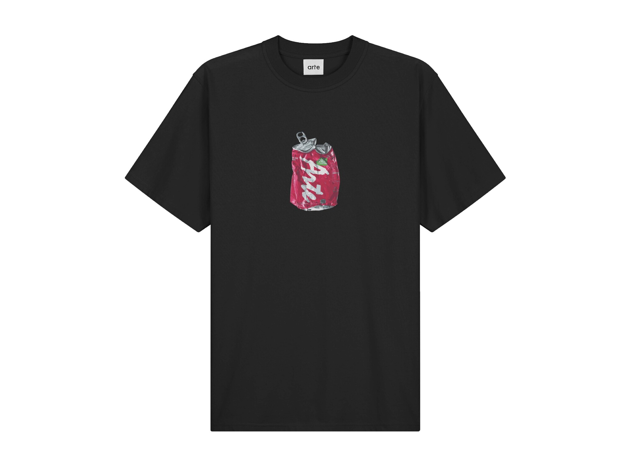 Arte Antwerp Disposable T Shirt Black AW26 135T