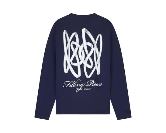 Filling Pieces Clothing Longsleeve Film strip Maritime Blue 422631501361