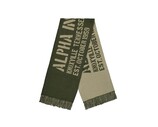 Banner Scarf Dark Olive 268906 142 Alpha Industries Banner Scarf Dark Olive 268906 142