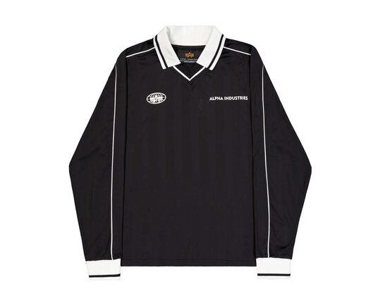 Alpha Industries Track Tricot Polo Longsleeve Black 268600