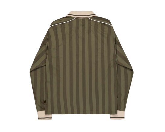 Alpha Industries Track Tricot Polo Longsleeve Dark Olive 268600