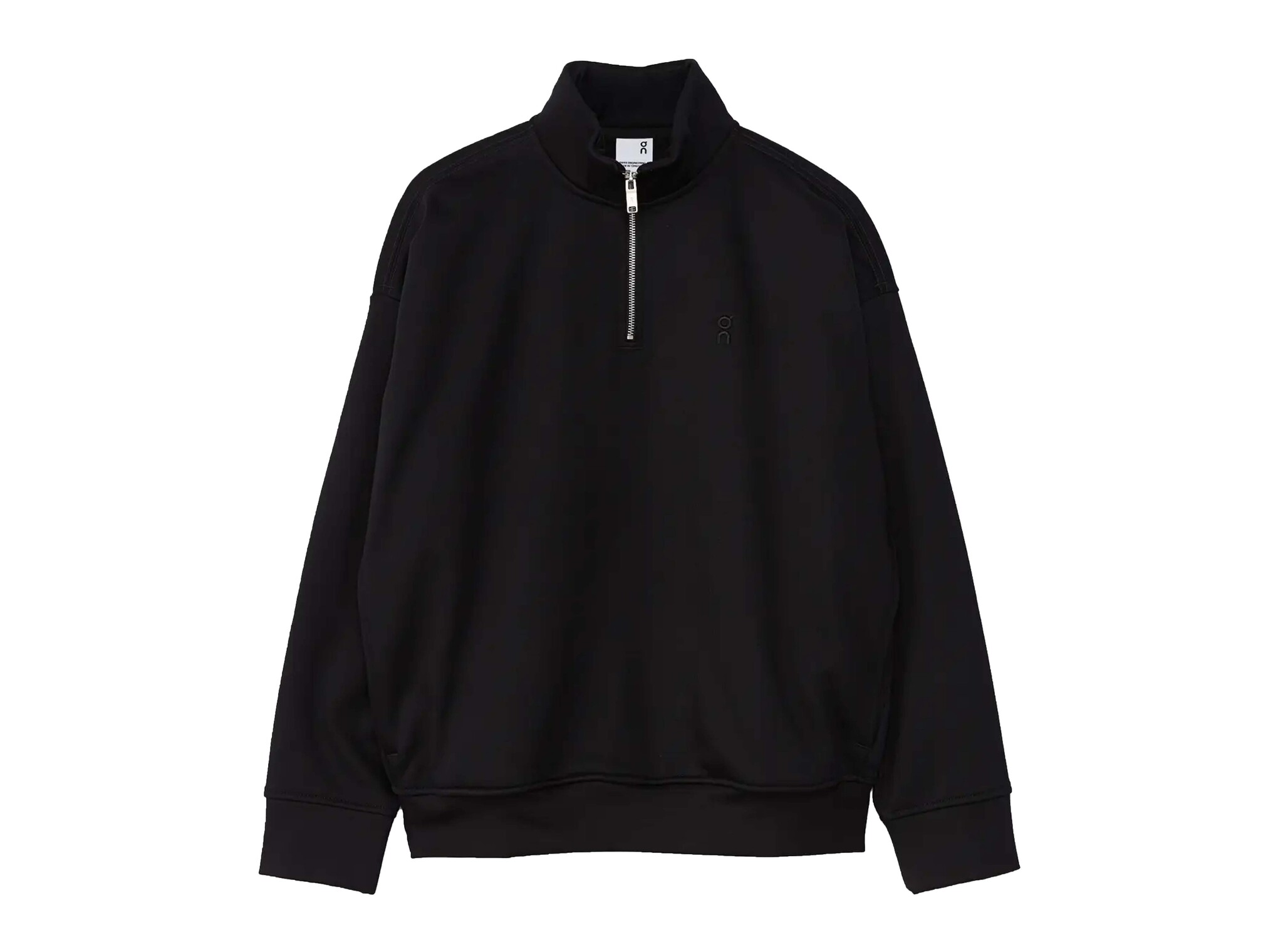 ON Club Collective 1/4 Zip Black 1MG10730553