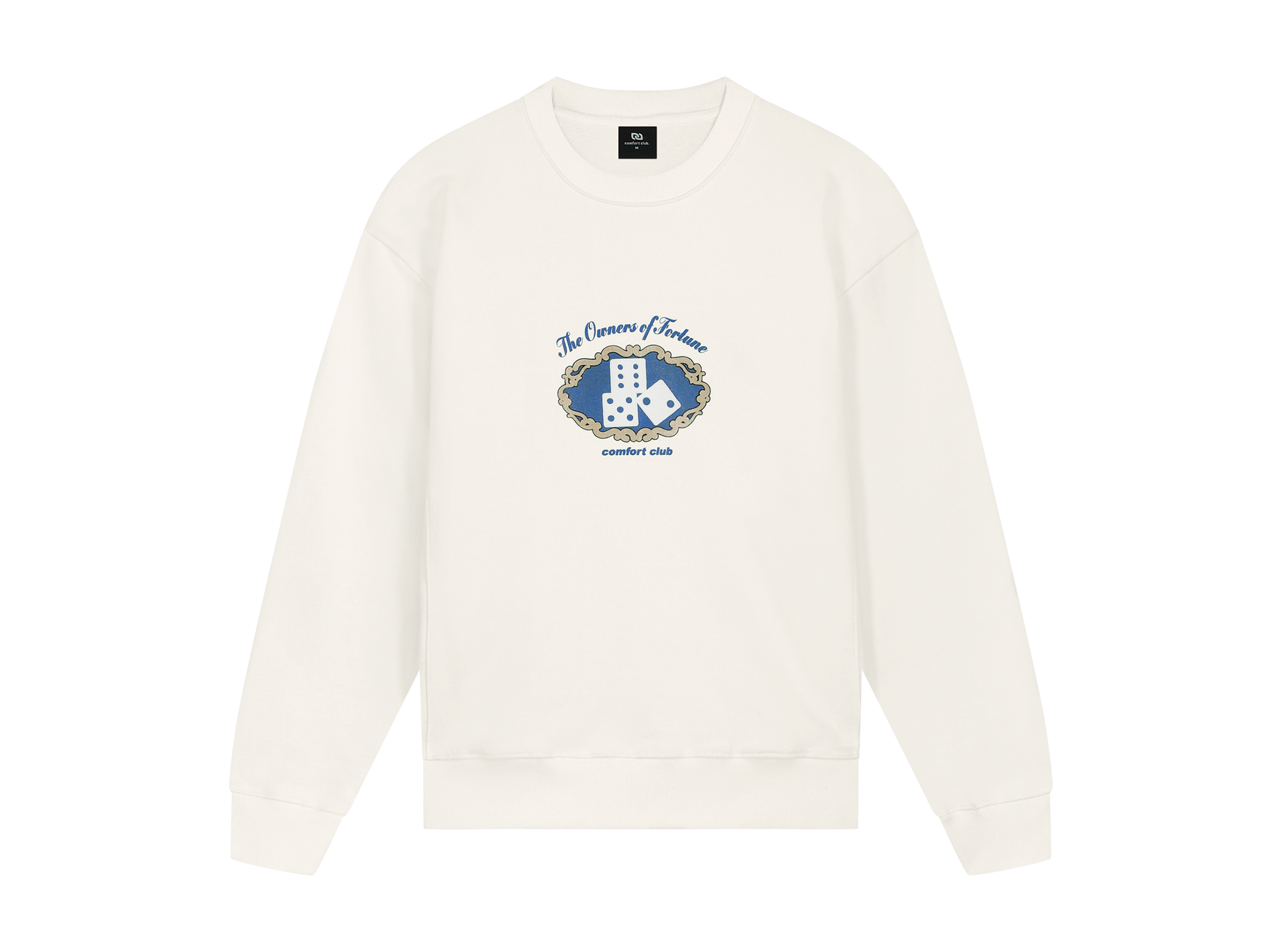 Collectiq Dices crewneck Ivory white CC 42002 110