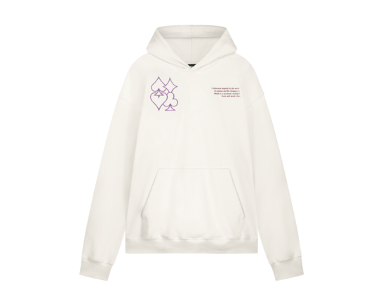 Royal Aces Hoodie Ivory White CC 43005 110 Collectiq Royal Aces Hoodie Ivory White CC 43005 110