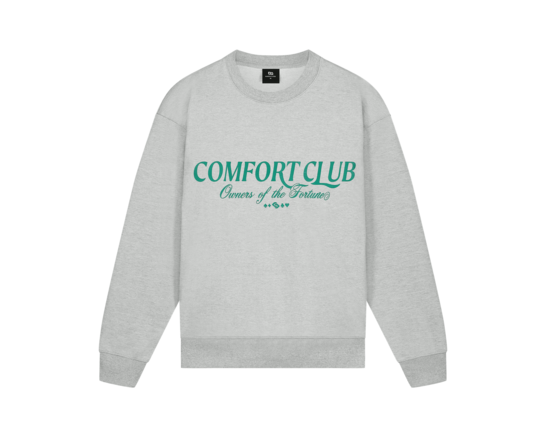 Owners Of Fortune Crewneck Light Grey Marl CC 42004 202 Collectiq Owners Of Fortune Crewneck Light Grey Marl CC 42004 202