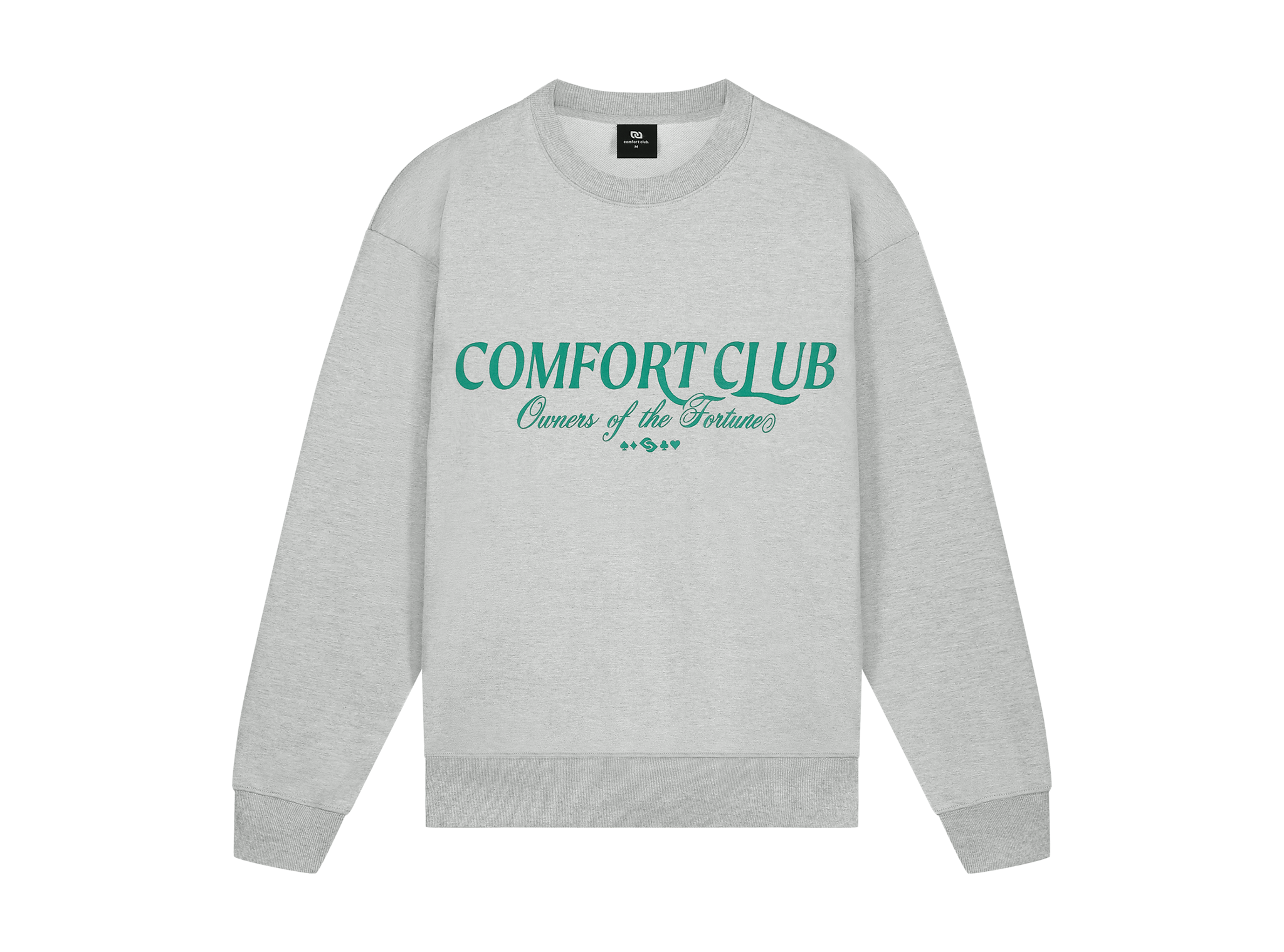 Owners Of Fortune Crewneck Light Grey Marl CC 42004 202 Collectiq Owners Of Fortune Crewneck Light Grey Marl CC 42004 202