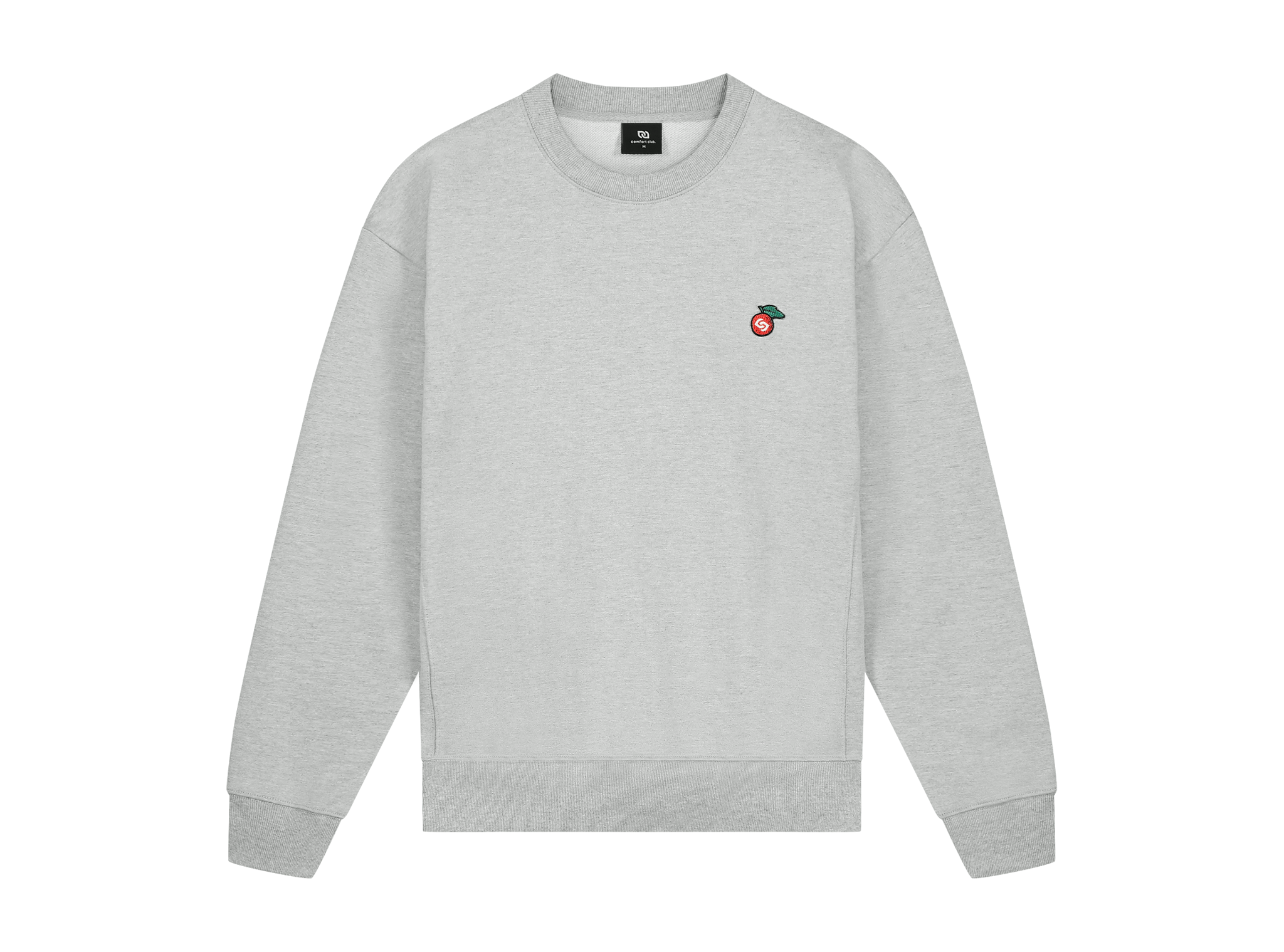 Grape Crewneck Light Grey Marl CC 42008 202 Collectiq Grape Crewneck Light Grey Marl CC 42008 202