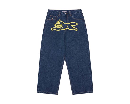 ICECREAM Triple Scoop Running Dog Denim Pants Indigo ICDP26374