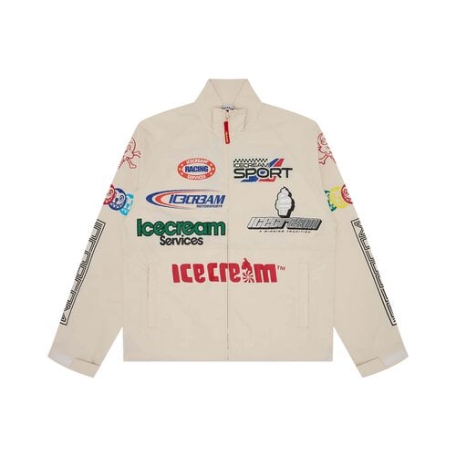 Pit Crew Ripstop Jacket Ecru ICOU26307
