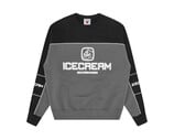 Panelled Training Crewneck Grey ICCR26343 ICECREAM Panelled Training Crewneck Grey ICCR26343