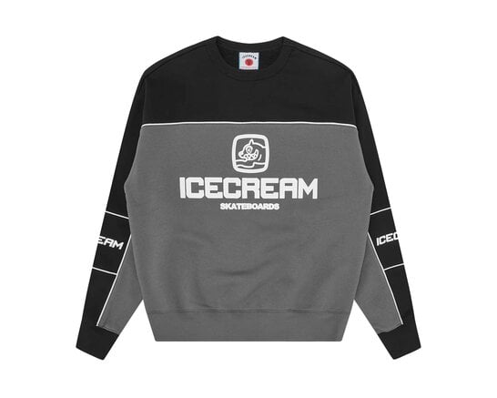 Panelled Training Crewneck Grey ICCR26343 ICECREAM Panelled Training Crewneck Grey ICCR26343