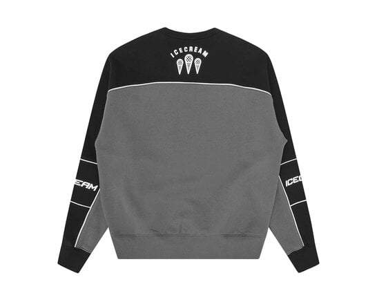 Panelled Training Crewneck Grey ICCR26343 ICECREAM Panelled Training Crewneck Grey ICCR26343