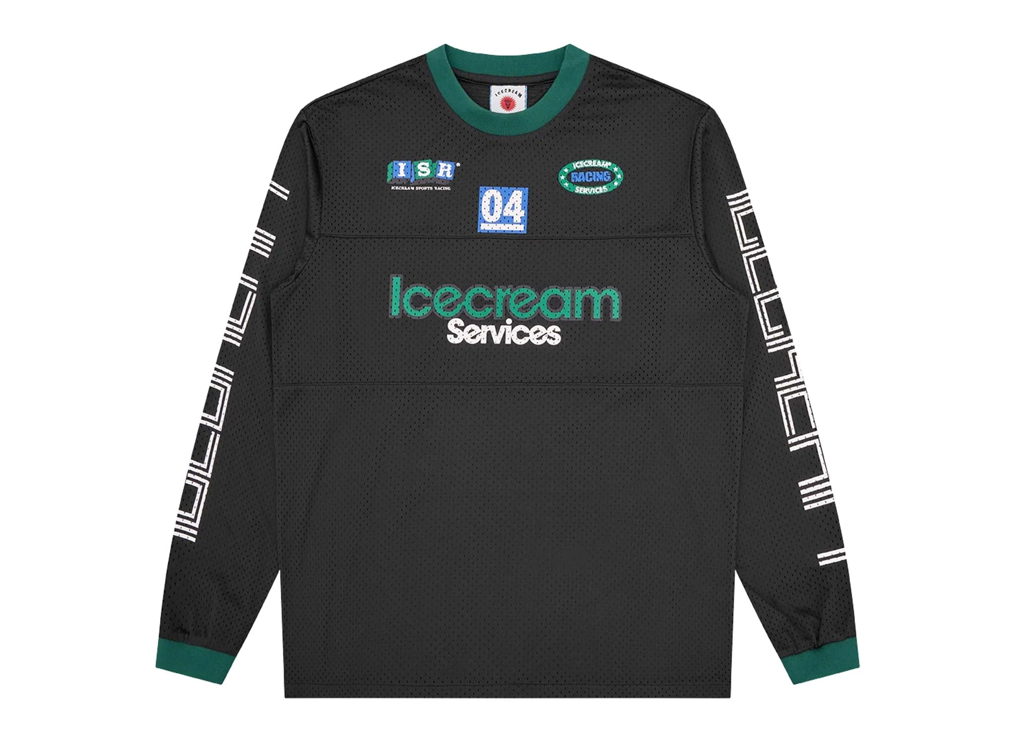 Services LS Mesh Top Black ICSS26349 ICECREAM Services LS Mesh Top Black ICSS26349