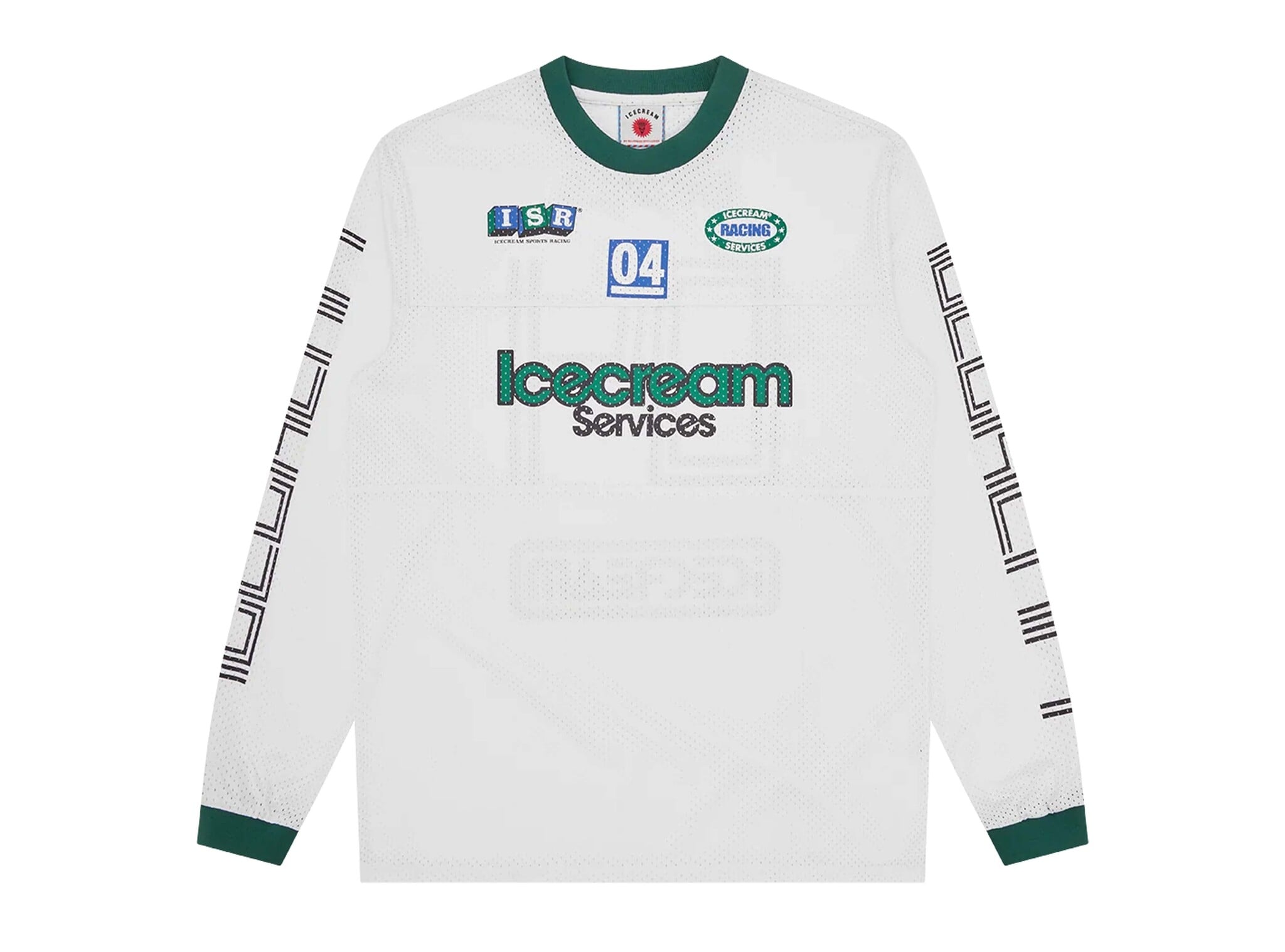 Services LS Mesh Top White ICSS26349 ICECREAM Services LS Mesh Top White ICSS26349