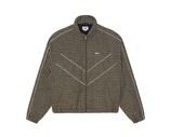 Obey Leisure Training Jacket Abbey Stone Plaid 121800632