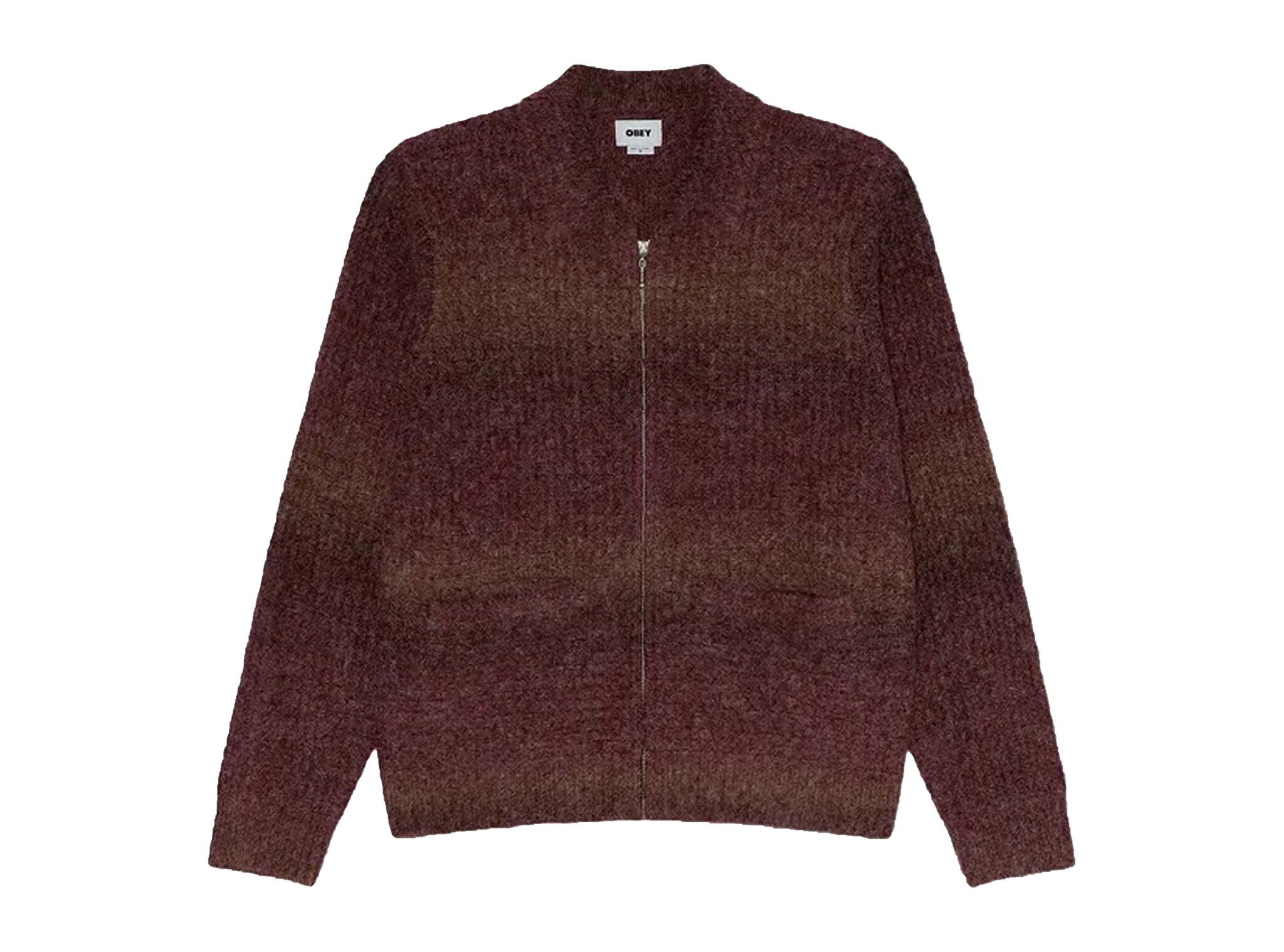 Obey Anton Gardient Cardigan Brown Multi 151010054