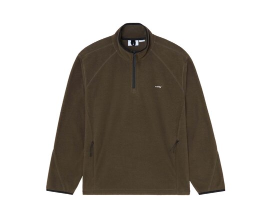 Vetta Polar Fleece Pullover Andesite 111620099 Obey Vetta Polar Fleece Pullover Andesite 111620099