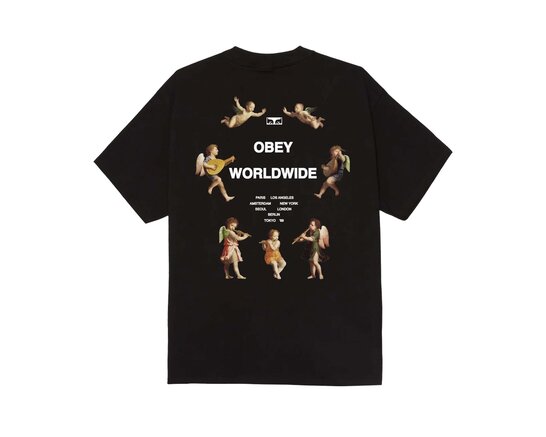 Obey Angels Above Tee Black 165264493