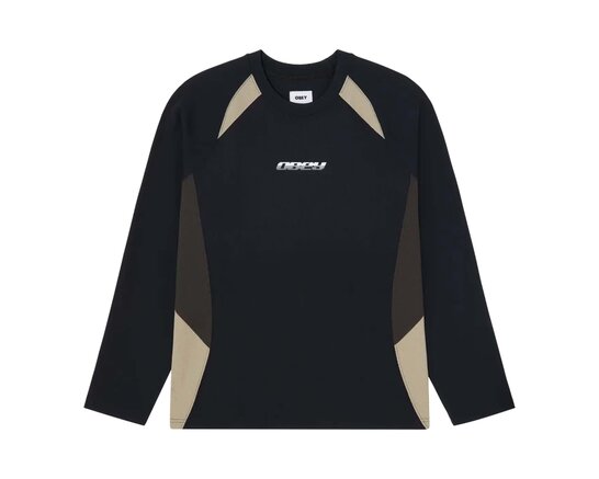 Obey Delta Knit LS Black Multi 131030154