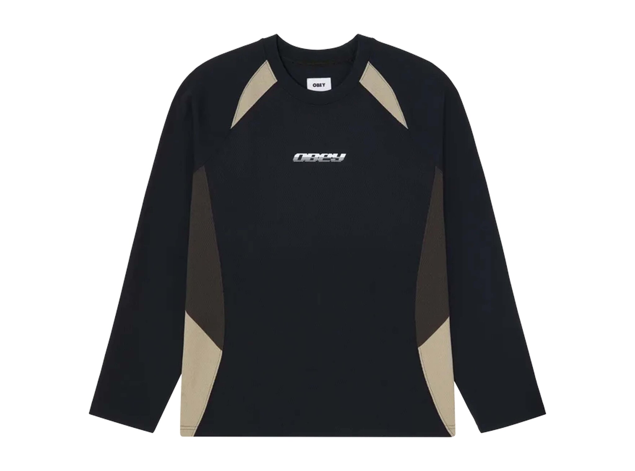Obey Delta Knit LS Black Multi 131030154