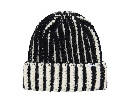 cout Chunky Beanie Black Multi 100030248 Obey cout Chunky Beanie Black Multi 100030248