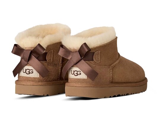 UGG T Ultra Mini Bailey Bow Chestnut 1185920T CHE