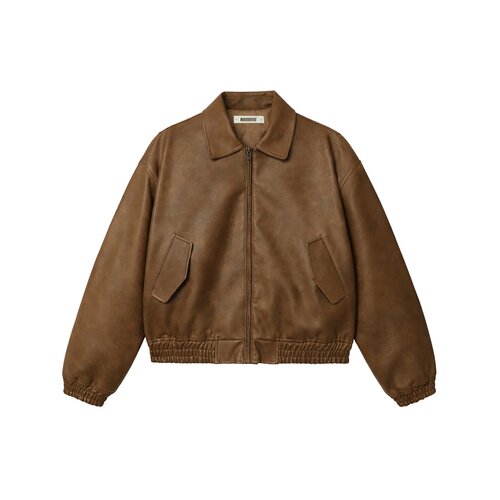 WBBao Biker Jacket Dark Brown 2536 906