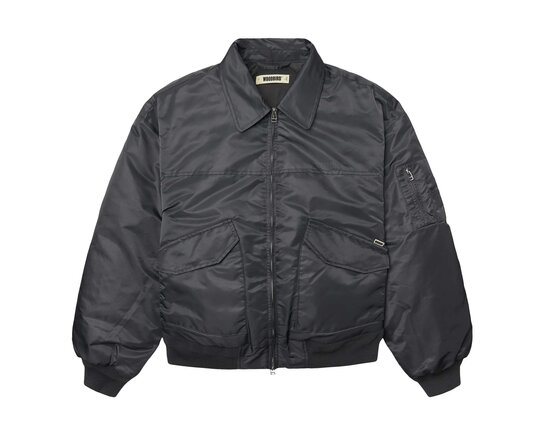 WBOsamu Bomber Jacket Antra Grey 2636 902 Woodbird WBOsamu Bomber Jacket Antra Grey 2636 902