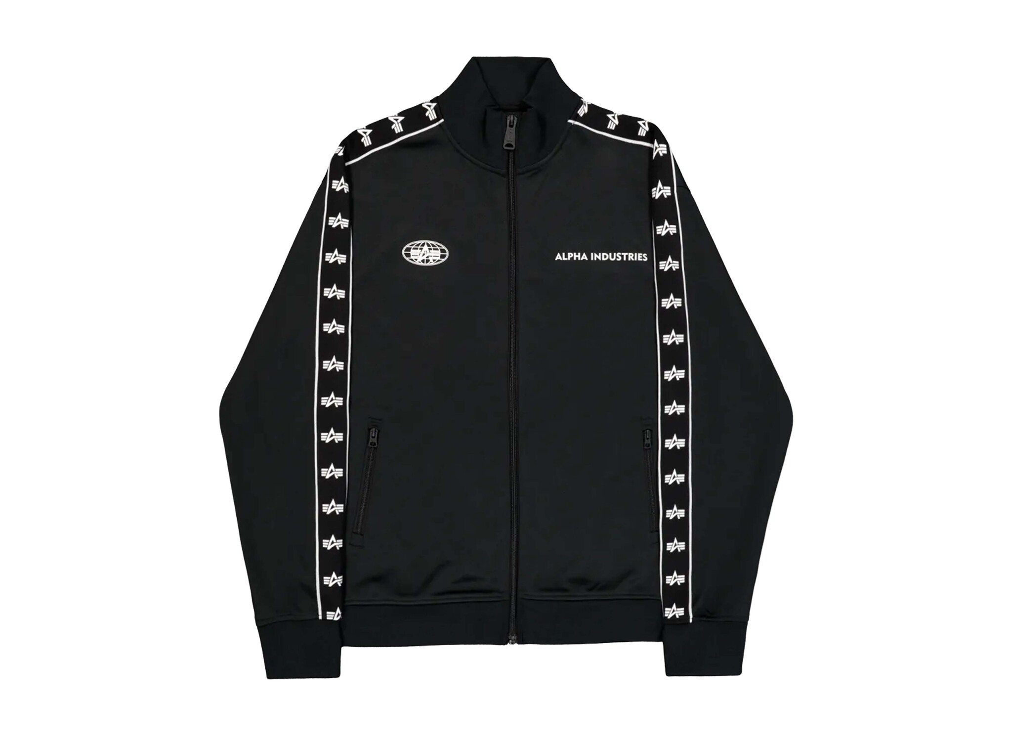 Track Tricot Jacket Black 268159 03 Alpha Industries Track Tricot Jacket Black 268159 03