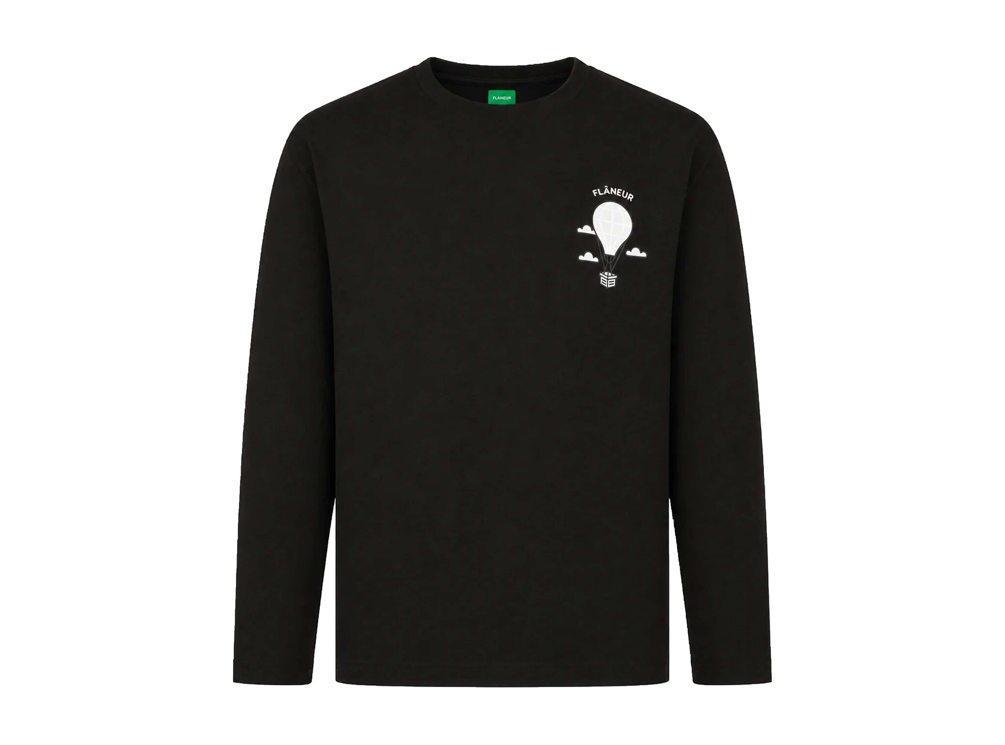 Balloon Longsleeve Black FTSH219 Flaneur Balloon Longsleeve Black FTSH219