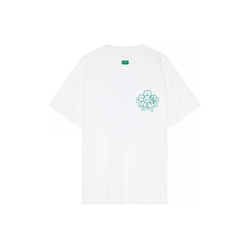 Happy Flower T Shirt White FTSH166