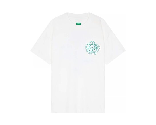 Flaneur Happy Flower T Shirt White FTSH166
