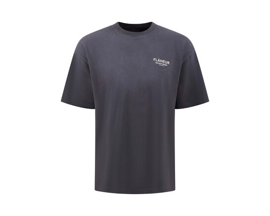 Sound & Design Studio Member T Shirt Washed Black FTSH265 Flaneur Sound & Design Studio Member T Shirt Washed Black FTSH265