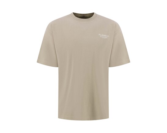 Sound & Design Studio Member T Shirt Washed Beige FTSH266 Flaneur Sound & Design Studio Member T Shirt Washed Beige FTSH266