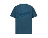 Flaneur Embroidered Logo T Shirt Navy FTSH296
