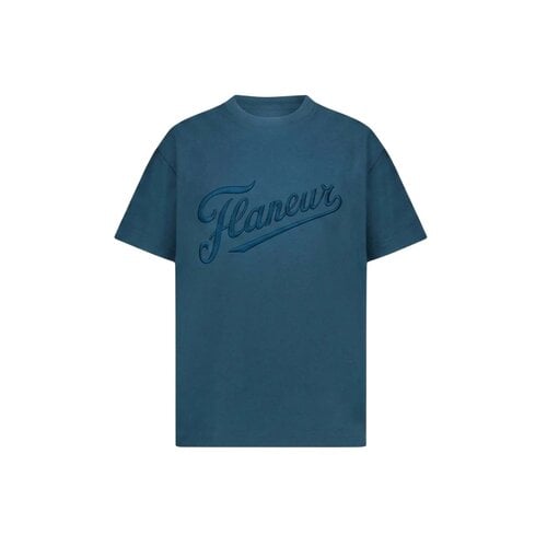 Embroidered Logo T Shirt Navy FTSH296