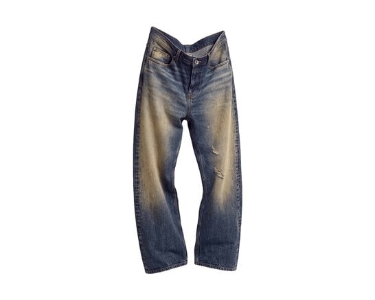 Relaxed Jeans Faded Washed FJEA167 Flaneur Relaxed Jeans Faded Washed FJEA167